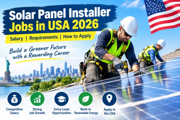 Solar Panel Installer Jobs in USA 2026 Best Info